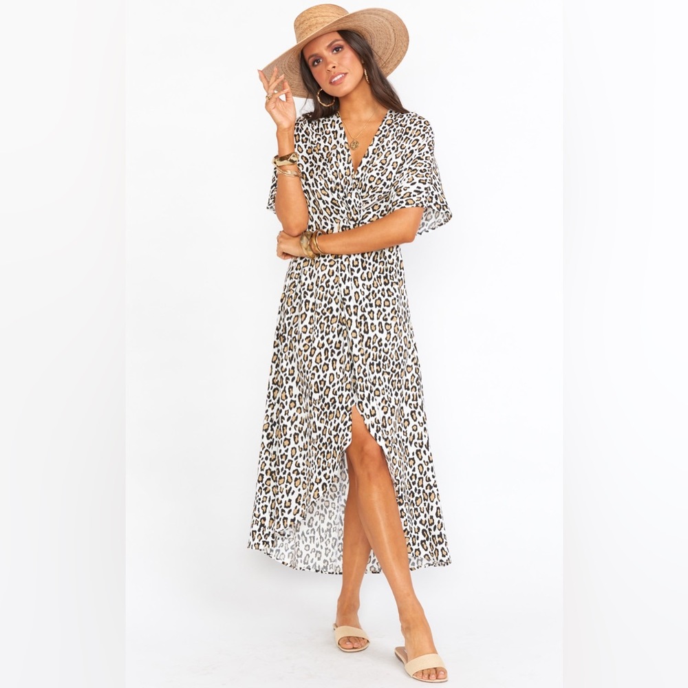 Mumu “Get Twisted” Maxi Dress